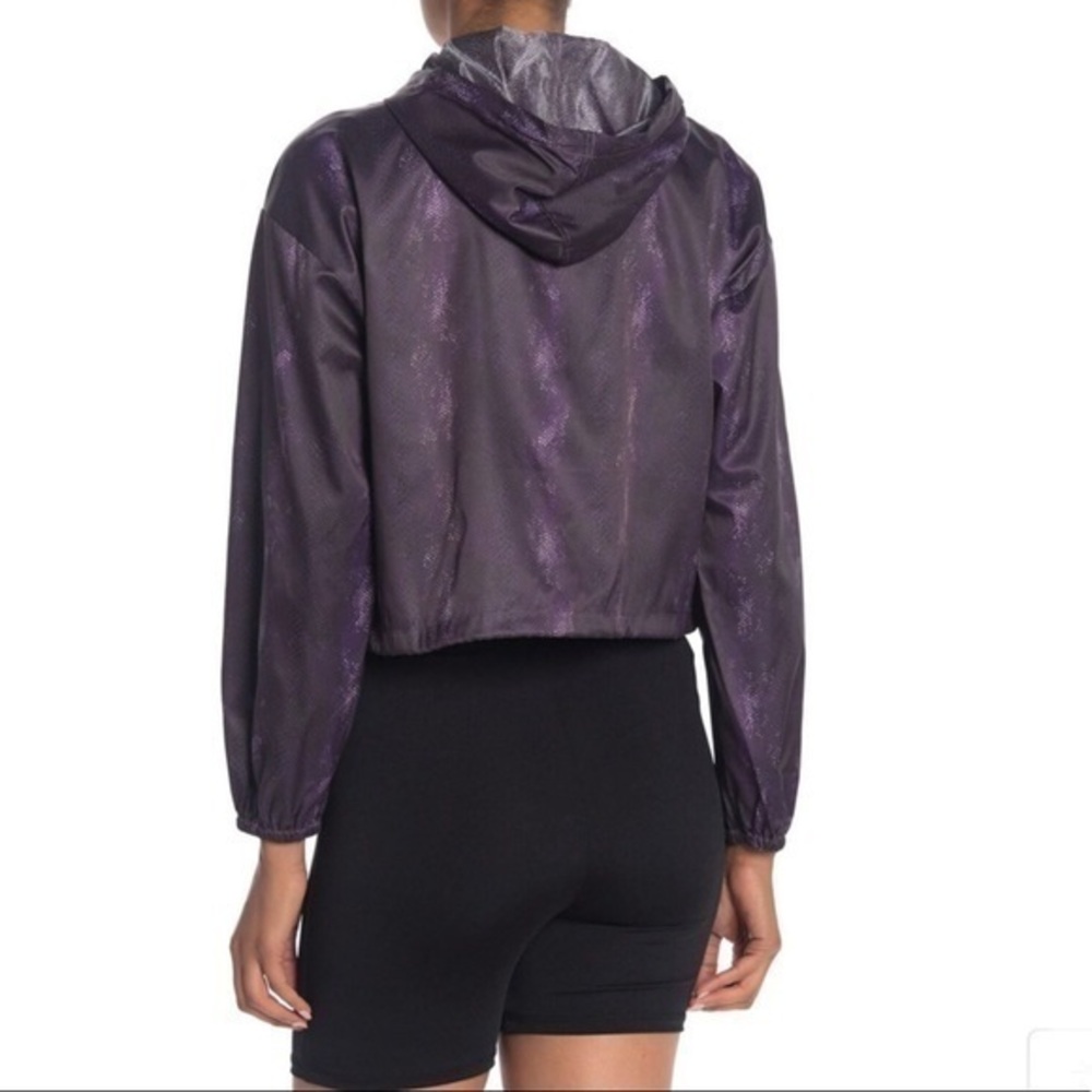 Love Fire Windbreaker Cropped Jacket size S